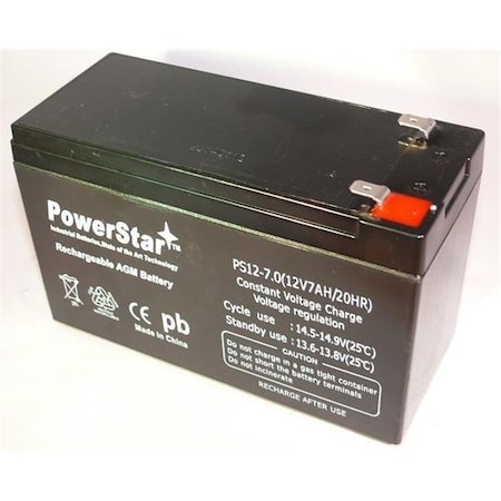 Powerstar PowerStar PS12-7-36 12V 7Ah Apc Back-Ups Es 650 Ups Battery Replacement PS12-7-36